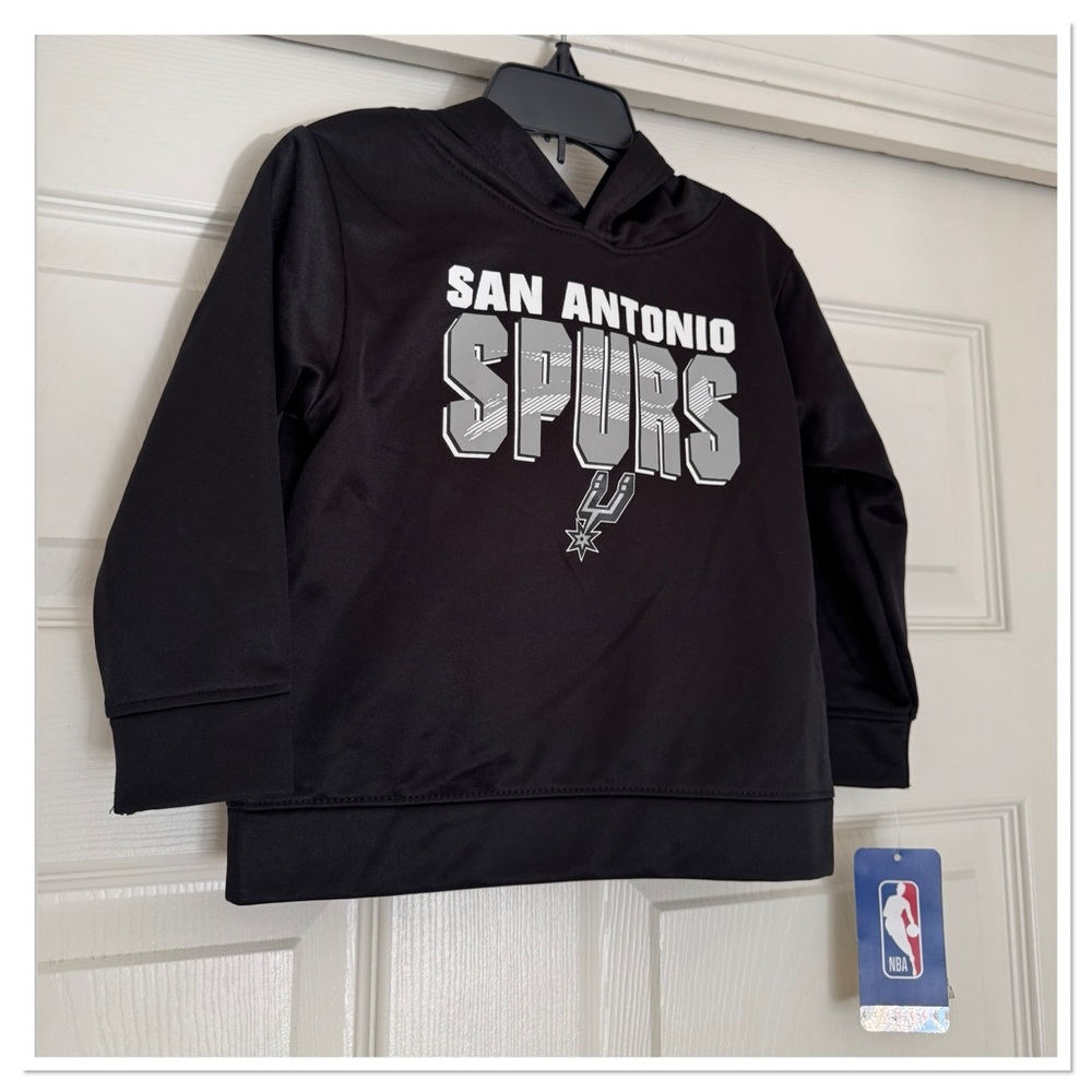 NBA San Antonio Toddler Spurs Black Pullover Hoodie